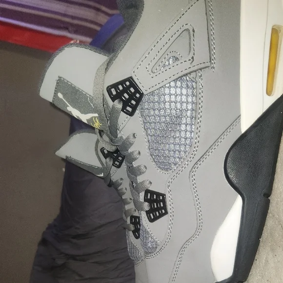 Jordan Gray Sneakers Mid-Top Nubuck Sneakers